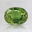 7.4x5.5mm Unheated Green Oval Sapphire