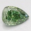 2.03 Ct. Fancy Vivid Green Pear Lab Grown Diamond