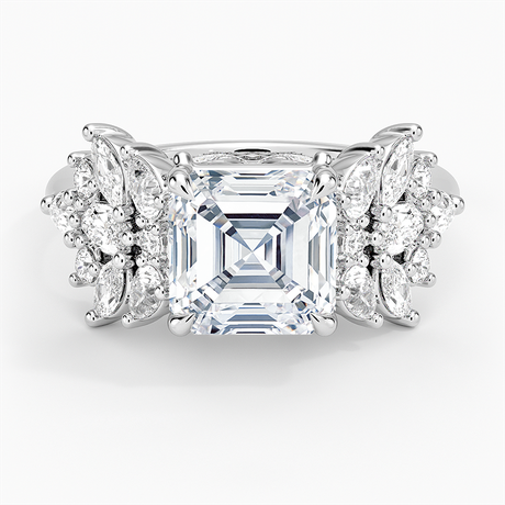 18K White Gold Grand Nadia Diamond Ring