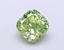 1.10 Ct. Fancy Vivid  Green Cushion Lab Grown Diamond