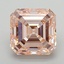 3.48 Ct. Fancy Intense  Pink Asscher Lab Grown Diamond
