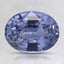 8.6x6.7mm Unheated Violet Oval Sapphire