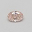 0.31 Ct. Fancy Intense Pink Oval Lab Grown Diamond