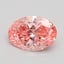 1.51 Ct. Fancy Intense Pink Oval Lab Grown Diamond
