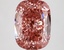 2.69 Ct. Fancy Vivid Pink Cushion Lab Grown Diamond