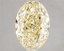 3.01 Ct. Fancy Intense Yellow Oval Lab Grown Diamond