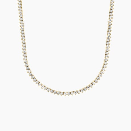 16 in. Perfect Three-Prong Lab Diamond Tennis Necklace (5 ct. tw.)