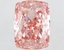 15.67 Ct. Fancy Vivid Pink Cushion Lab Grown Diamond