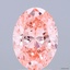 2.21 Ct. Fancy Vivid Pink Oval Lab Grown Diamond