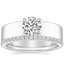 18K White Gold Alden Diamond Ring with Luxe Ballad Diamond Ring (1/4 ct. tw.)