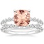 18KW Morganite Marseille Diamond Bridal Set (1/2 ct. tw.), smalltop view