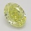 1.14 Ct. Fancy Intense Yellow Oval Diamond