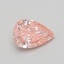0.57 Ct. Fancy Vivid Pink Pear Lab Grown Diamond