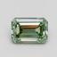 1.03 Ct. Fancy Intense Pacific Green Emerald Lab Grown Diamond