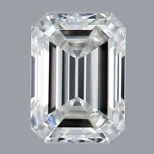 Emerald diamond — real photo