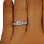 The Lexi Ring, smallzoomed in top view on a hand