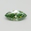 0.60 Ct. Fancy Vivid Green Marquise Lab Grown Diamond