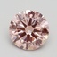 2.21 Ct. Fancy Intense Pink Round Lab Grown Diamond