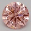 2.03 Ct. Fancy Vivid Pink Round Lab Grown Diamond