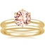 18KY Morganite Esme Bridal Set, smalltop view