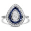 Art Deco Reproduction Diamond Vintage Ring