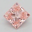 3.00 Ct. Fancy Vivid  Pink Princess Lab Grown Diamond