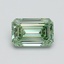 0.87 Ct. Fancy Vivid Green Emerald Lab Grown Diamond