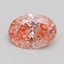 2.02 Ct. Fancy Vivid Pink Oval Lab Grown Diamond