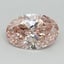 5.30 Ct. Fancy Intense Pink Oval Lab Grown Diamond