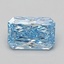 1.10 Ct. Fancy Vivid Blue Radiant Lab Grown Diamond