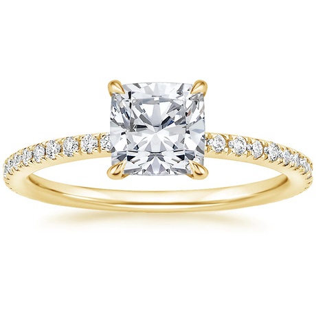 18K Yellow Gold Luxe Ballad Perfect Fit Diamond Bridal Set