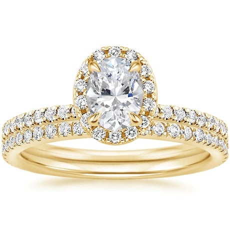 18K Yellow Gold Waverly Diamond Bridal Set (2/3 ct. tw.)