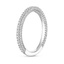 18K White Gold Micro Pave Diamond Ring (1/3 ct. tw.), smallside view
