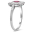 The Hardt Ring, smalltop view on a hand