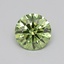 0.27 Ct. Fancy Vivid  Green Round Lab Grown Diamond