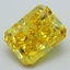 2.81 Ct. Fancy Vivid Yellow Radiant Lab Grown Diamond
