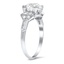 The Charlton Ring, smalltop view on a hand