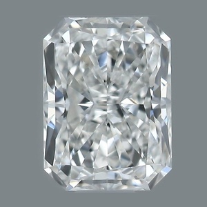 Radiant diamond — real photo