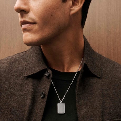 Homme Engravable Tag Pendant