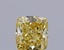 1.13 Ct. Fancy  Yellow Cushion Lab Grown Diamond