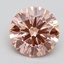 3.00 Ct. Fancy Intense Pink Round Lab Grown Diamond