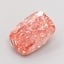 1.60 Ct. Fancy Intense  Pink Cushion Lab Grown Diamond