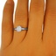 The Toni Ring, smalltop view on a hand
