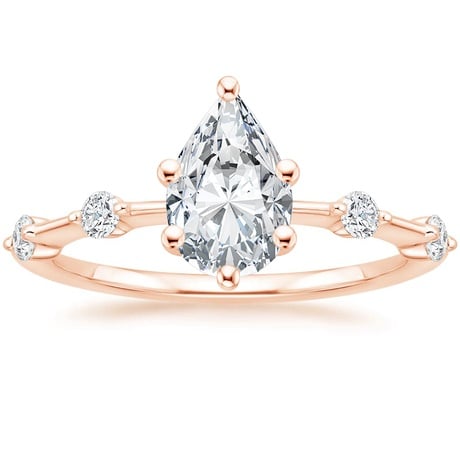 14K Rose Gold Aimee Diamond Bridal Set