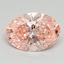 2.24 Ct. Fancy Vivid Pink Oval Lab Grown Diamond