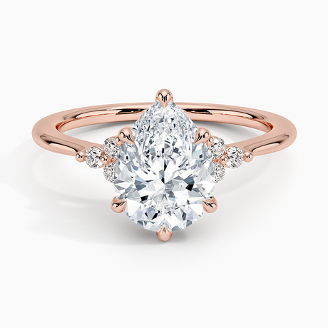 14K Rose Gold Melody Diamond Ring