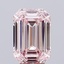 4.05 Ct. Fancy Intense Pink Emerald Lab Grown Diamond