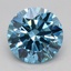 2.00 Ct. Fancy Vivid Blue Round Lab Grown Diamond