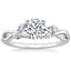 18K White Gold Willow Diamond Ring (1/8 ct. tw.), smalltop view