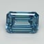 3.01 Ct. Fancy Vivid Blue Emerald Lab Grown Diamond